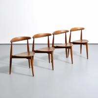 4 Hans Wegner HEART Chairs - Sold for $2,432 on 02-17-2024 (Lot 153).jpg